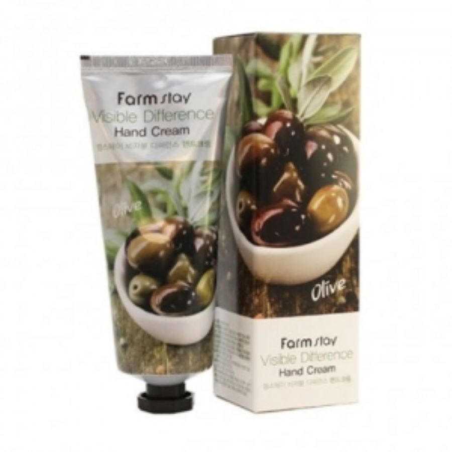         FarmStay Visible Differerce Hand Cream Olive 100 .