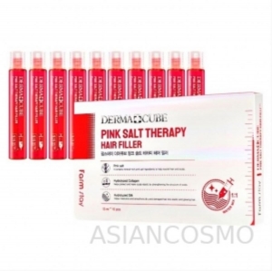 10         FARMSTAY Derma Cube Pink Salt Therapy Hair Filler 10*13