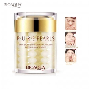 Увлажняющий крем для лица с натуральной жемчужной пудрой BioAqua Pure Pearls , 60g