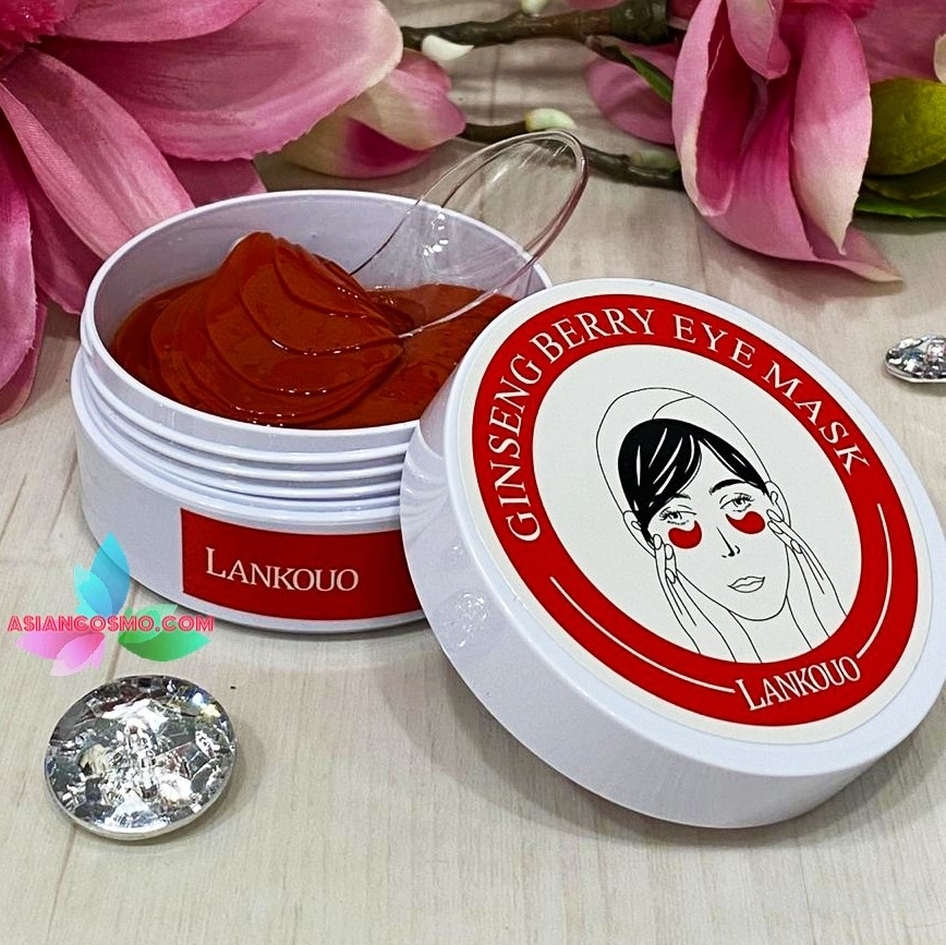 Патчи ГИДРОГЕЛЕВЫЕ LANKOUO GINSENG BERRY EYE MASK, 60ШТ