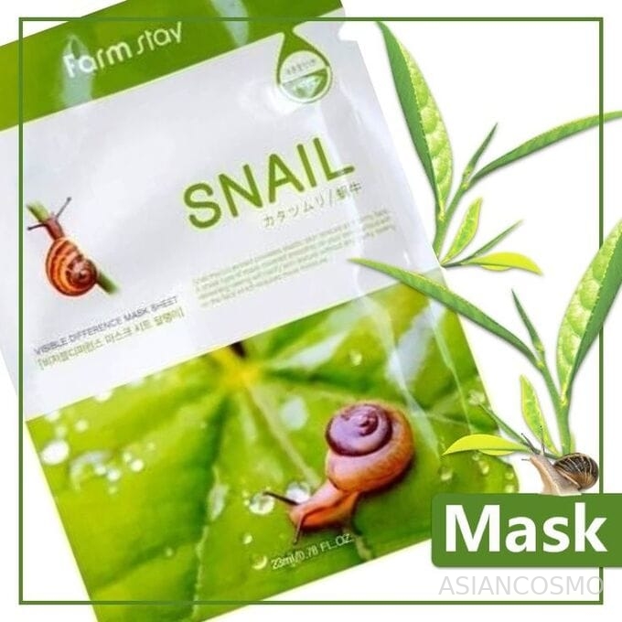       Visible Difference Snail Mask Sheet, Farmstay 23 