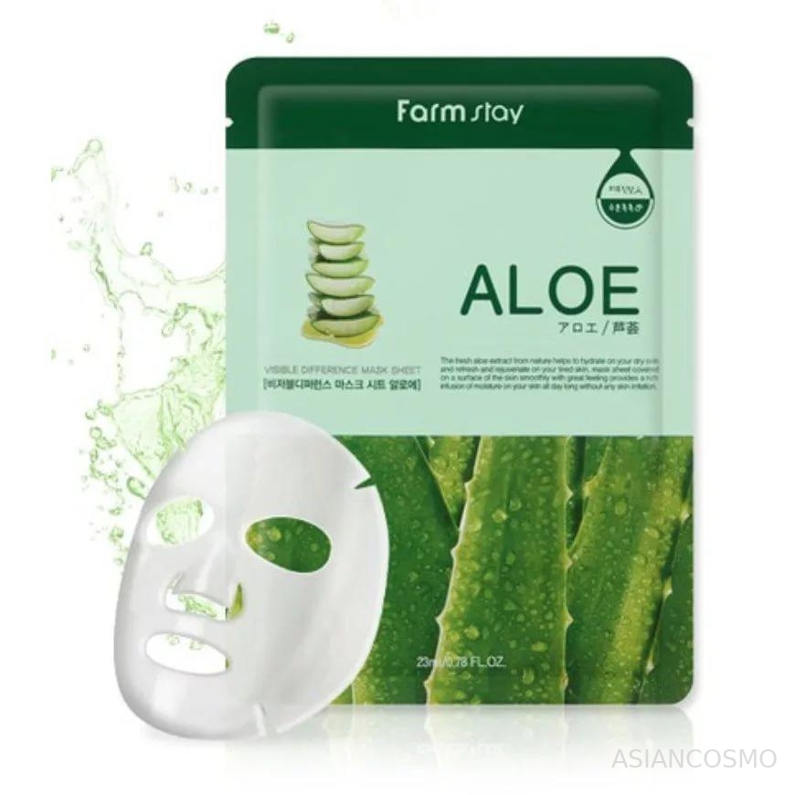      - Visible difference mask sheet aloe, FarmStay  23