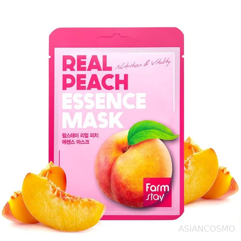     ,FarmStay Real Peach Essence Mask 23 