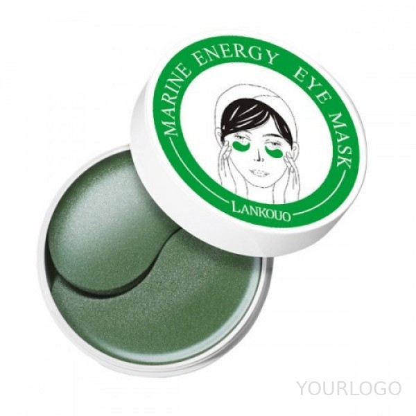 Гидрогелевые патчи для глаз Lankouo Marine Energy Eye Mask с зелёными водорослям